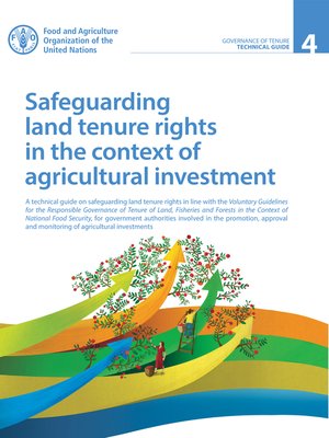 cover image of Safeguarding Land Tenure Rights in the Context of Agricultural Investment